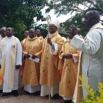 BISHOP KALUMBA WITH PRIESTS